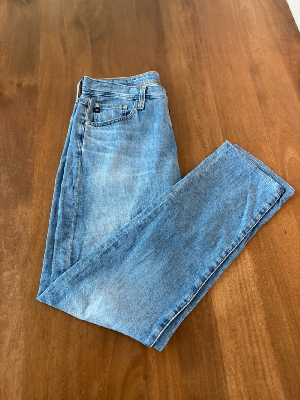 Ag Adriano Goldschmied Light Blue Tellis Modern Slim Jeans